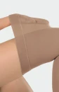 Juzo soft, stopień przezierności, bez mankietu, konieczność pasa do pończoch.webp